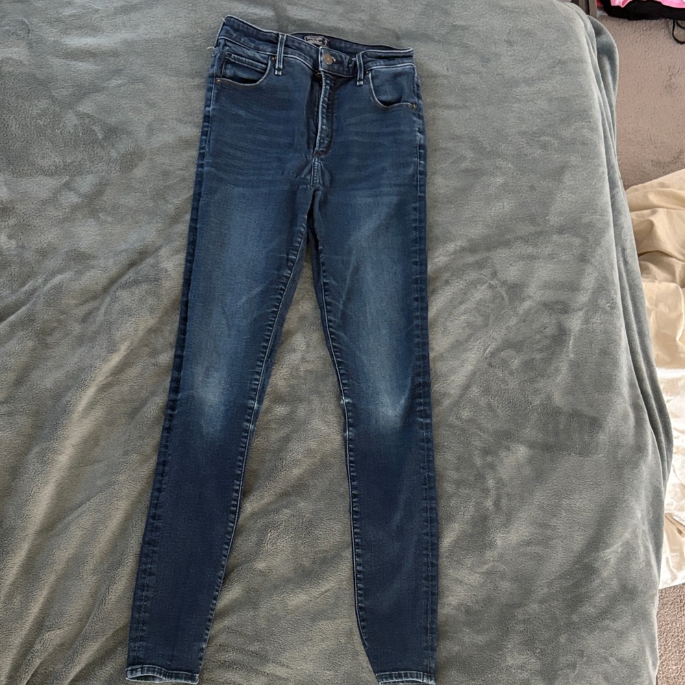 Simone High Rise Super Skinny Jeans - Abercrombie & Fitch